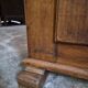 French antique oak wardrobe with one door, 18th century.
