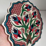 Flowery turkish trivet table mat