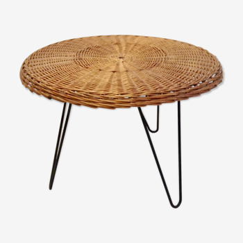 Rattan coffee table