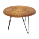 Table basse en rotin