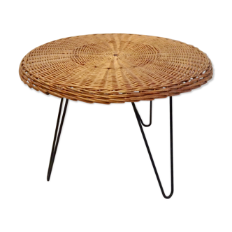 Rattan coffee table