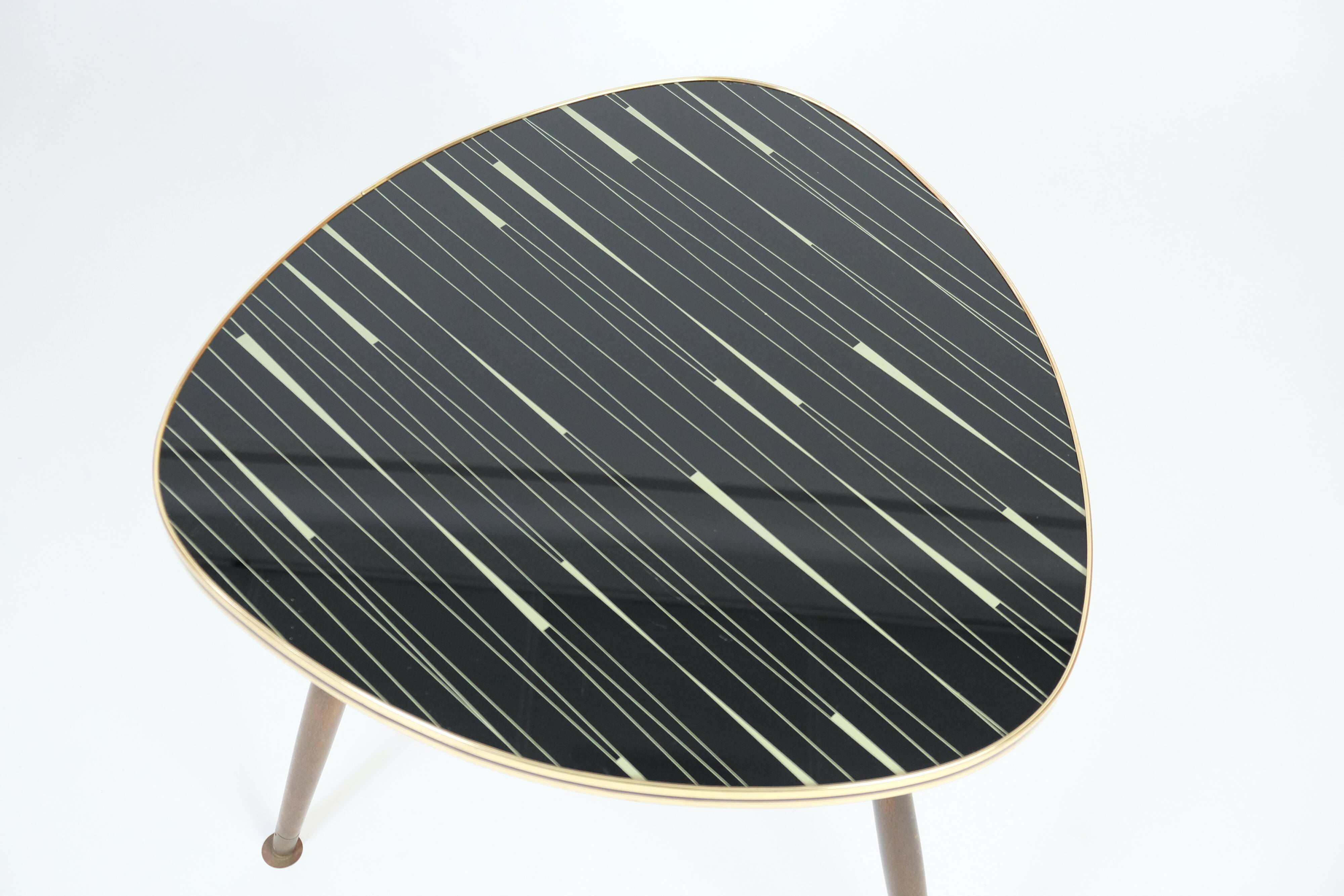 Vintage coffee table 50er glas midcentury