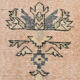 6x10 Classic Beige & Black Vintage Rug, 193x317Cm