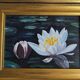 Tableau fleurs d’eau signé Jean Lebas