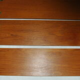 Pair of wooden metal shelves design 60