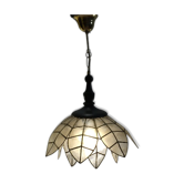 Vintage lotus flower mother-of-pearl hanging lamp