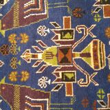 Handmade Persian rug, 100% wool, 113x219cm