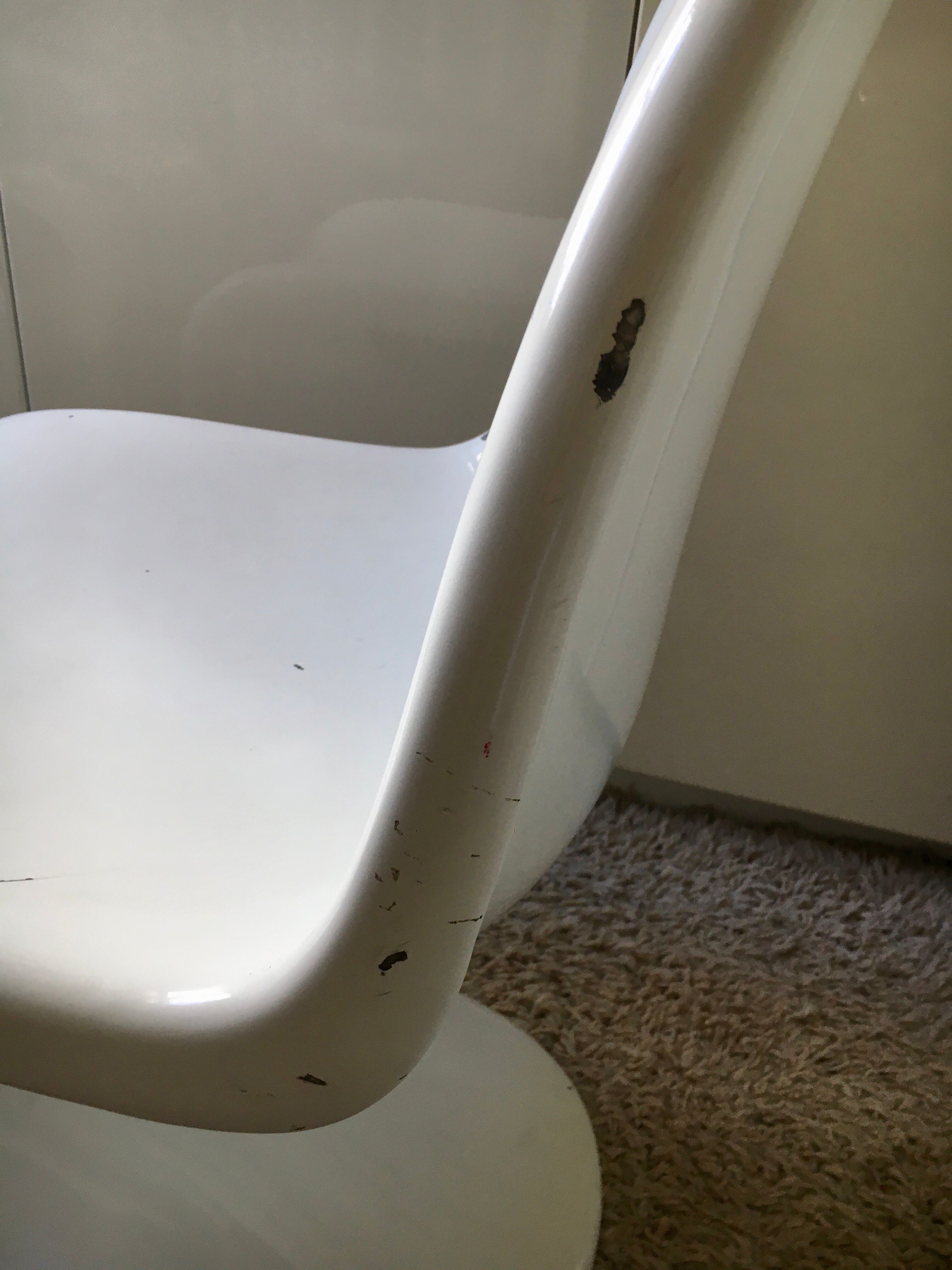 S chair by Verner Panton in fiberglass series 1 1967