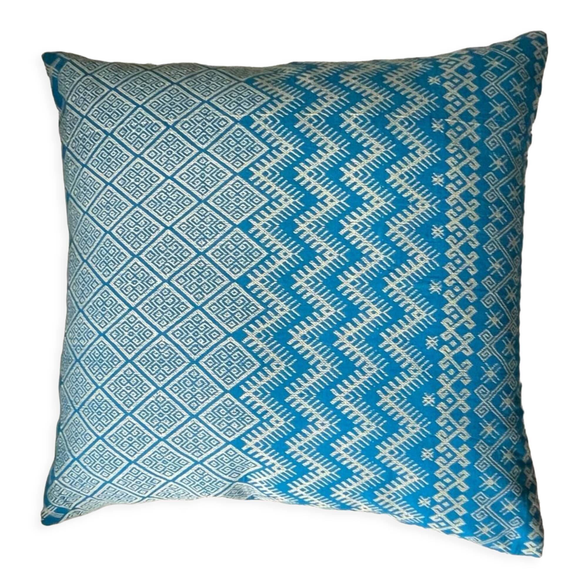 Cushion Kachin turquoise beige 50x50 cm