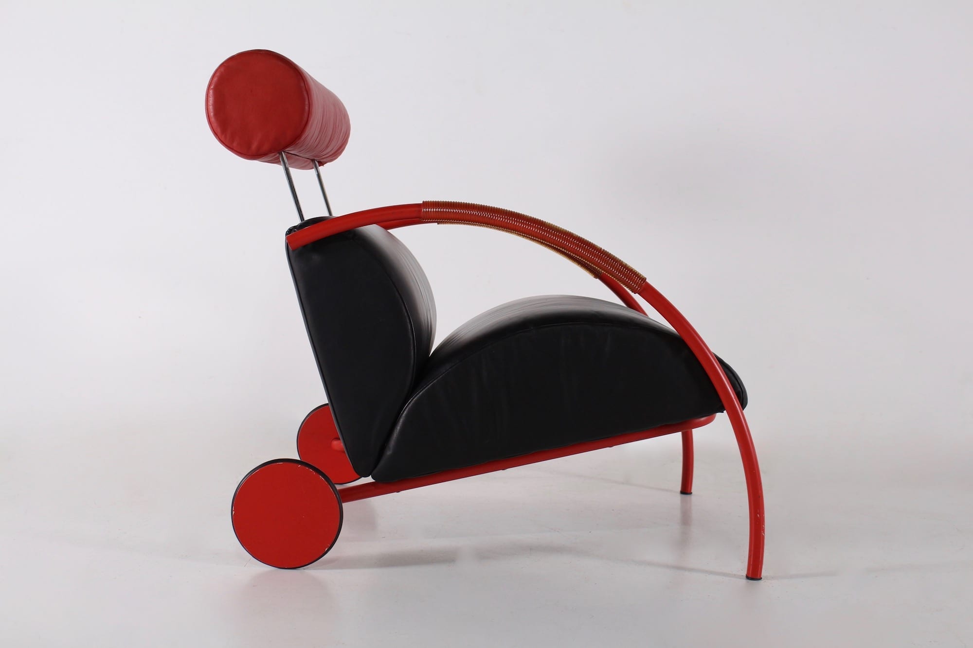 Leather armchair "Zyklus" by Peter Maly for Cor, 1980