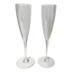 Baccarat, two Dom Pérignon crystal champagne flutes