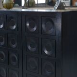 Meuble De Coene noir 1970 's