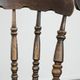 Set of 4 antique English wooden Windsor pub/bistro chairs from 19th century