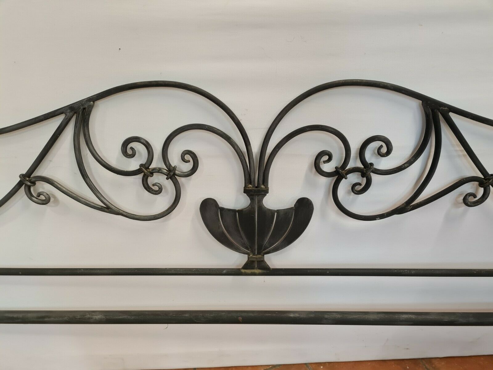 Wrought-iron headboard
