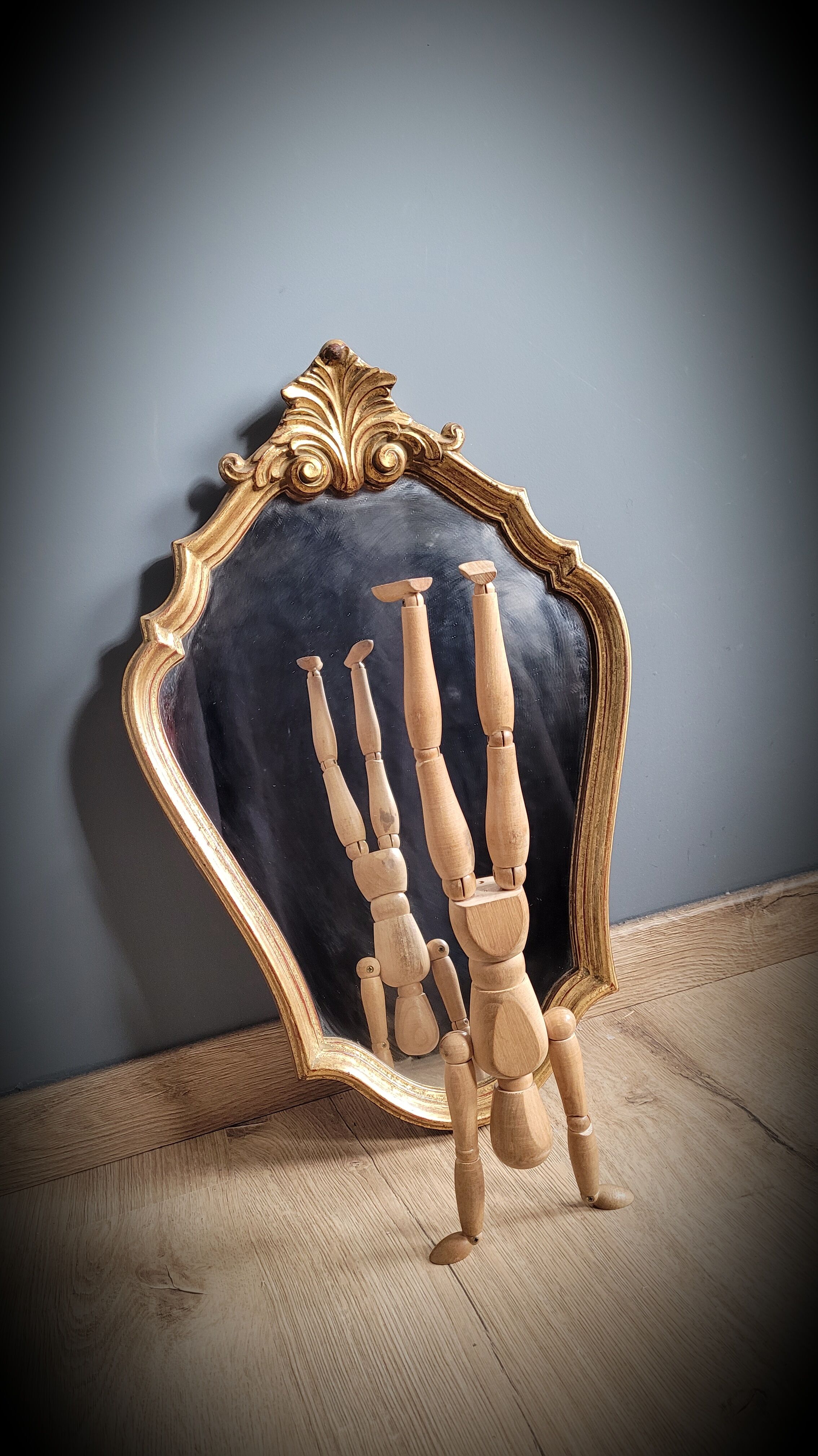 Baroque Golden Mirror 12 49x32cm