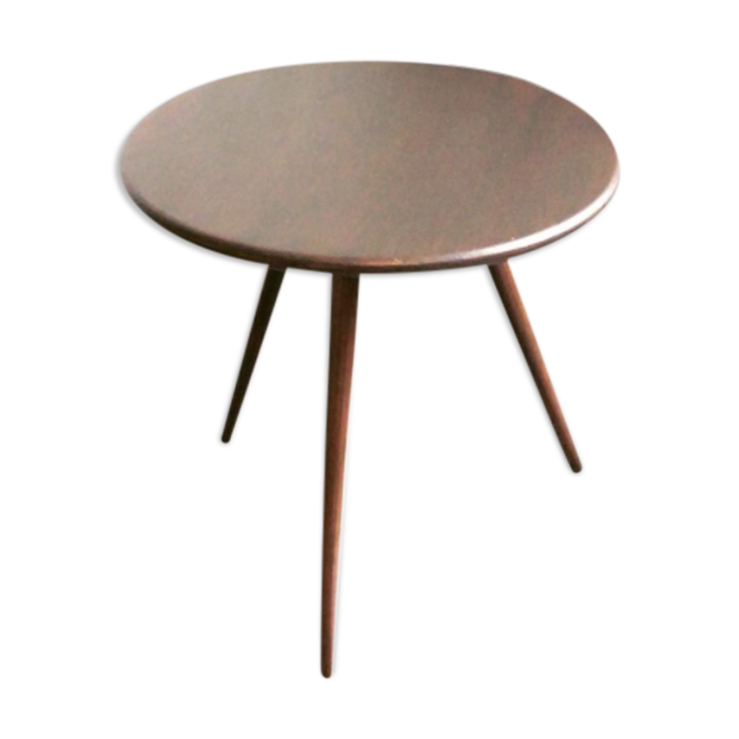 Coffee table round compass feet