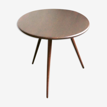 Table basse ronde pieds compas