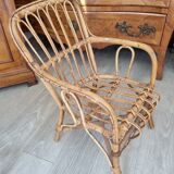Rattan armchair from 1970