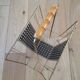 Magazine holder vintage brass structure metallic canage