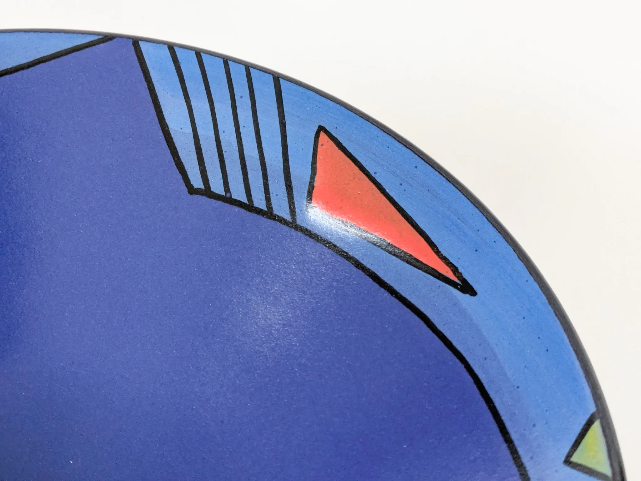 Fruit Bowl KMK Kupfermühle Indigo Series, Memphis Style 1980s
