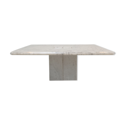 Italian Carrara Marble Coffee Table, 1990's