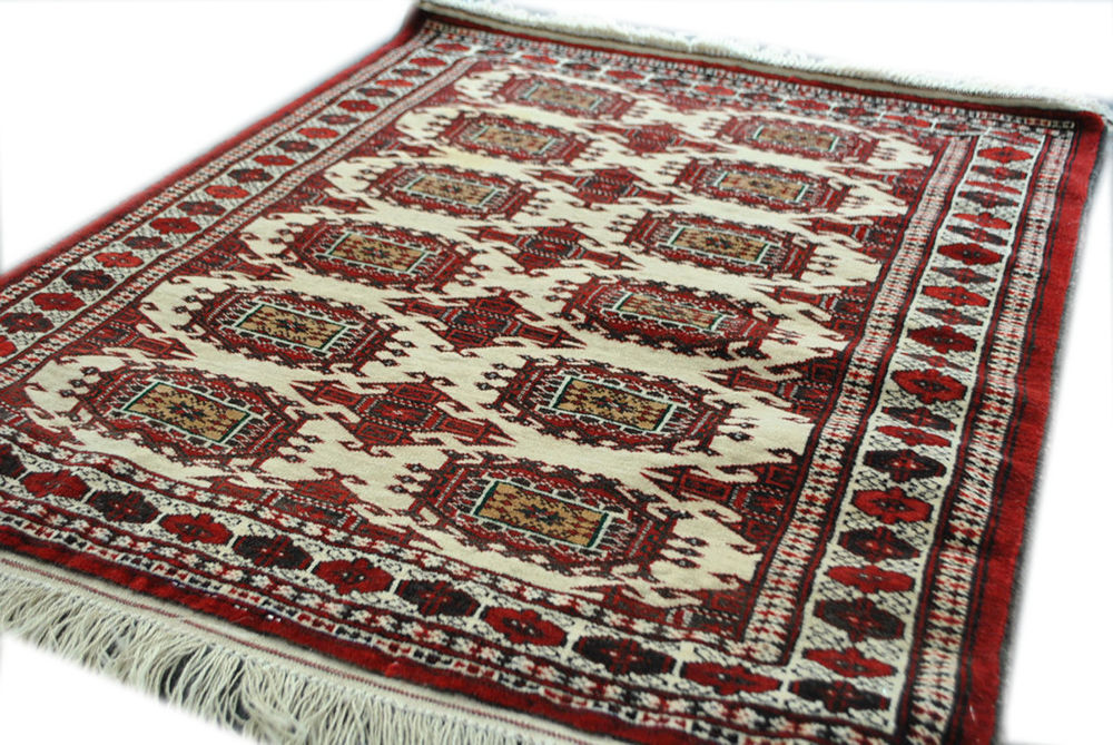 Authentic Persian Torkaman rug 105x90cm