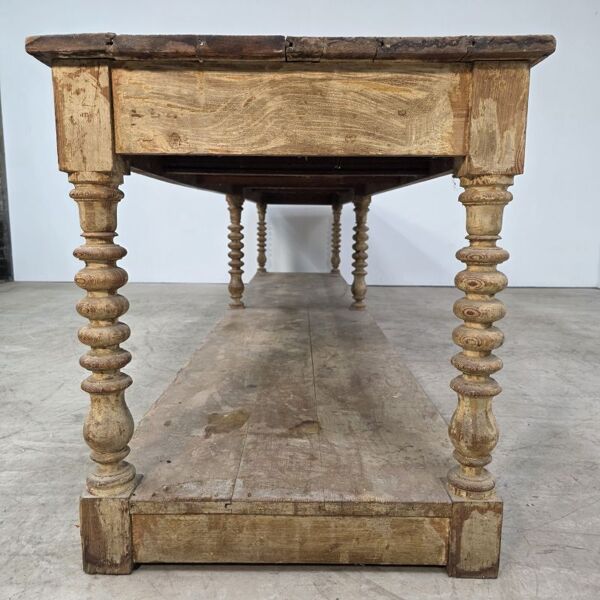 Grande table de drapier 19ème