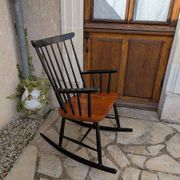 Rocking-chair scandinave vintage