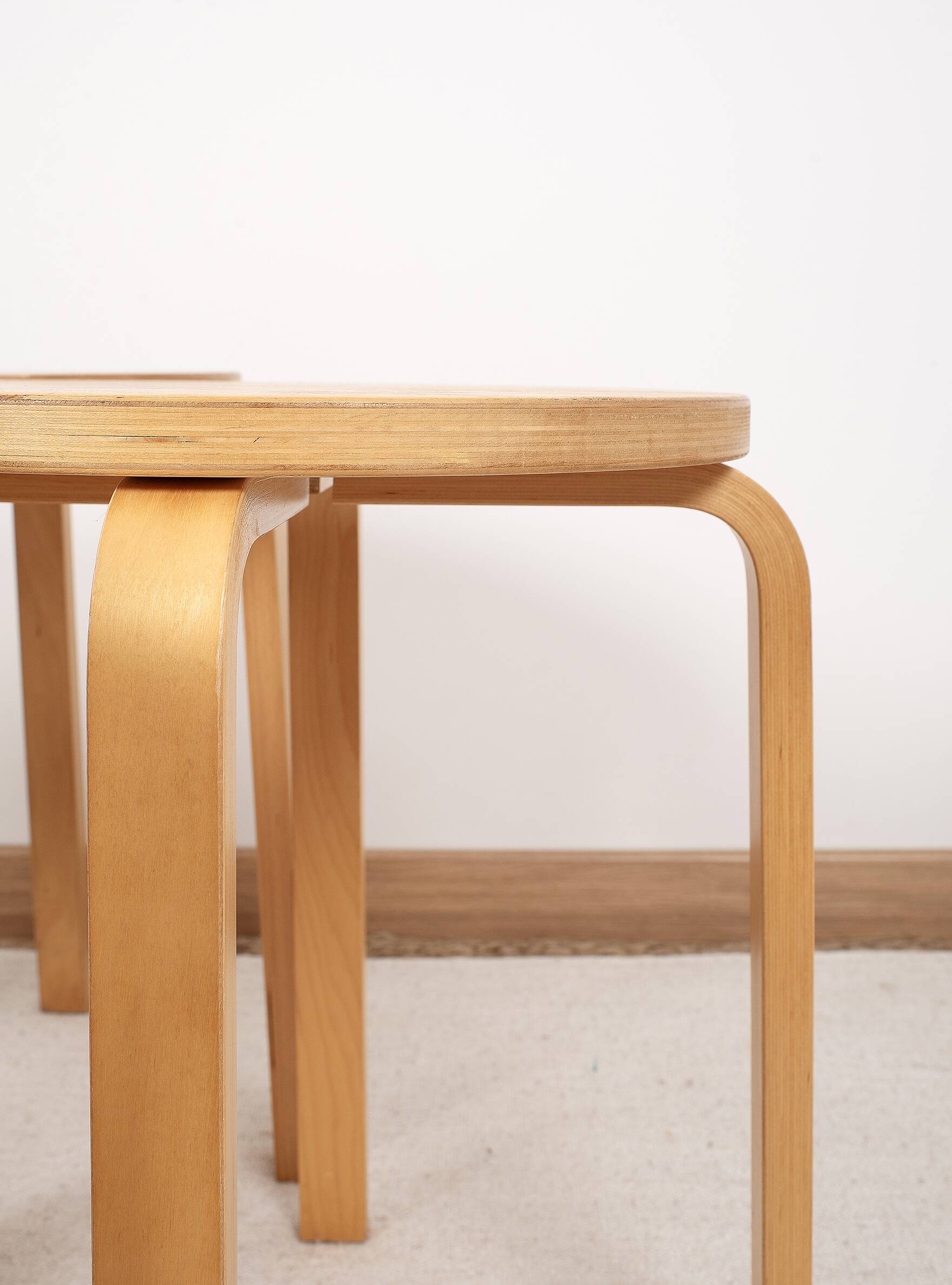 Ikea stools, frosta model, from the 90s. set of 4.