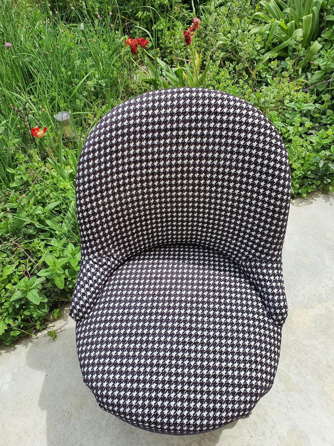 Restored toad armchair