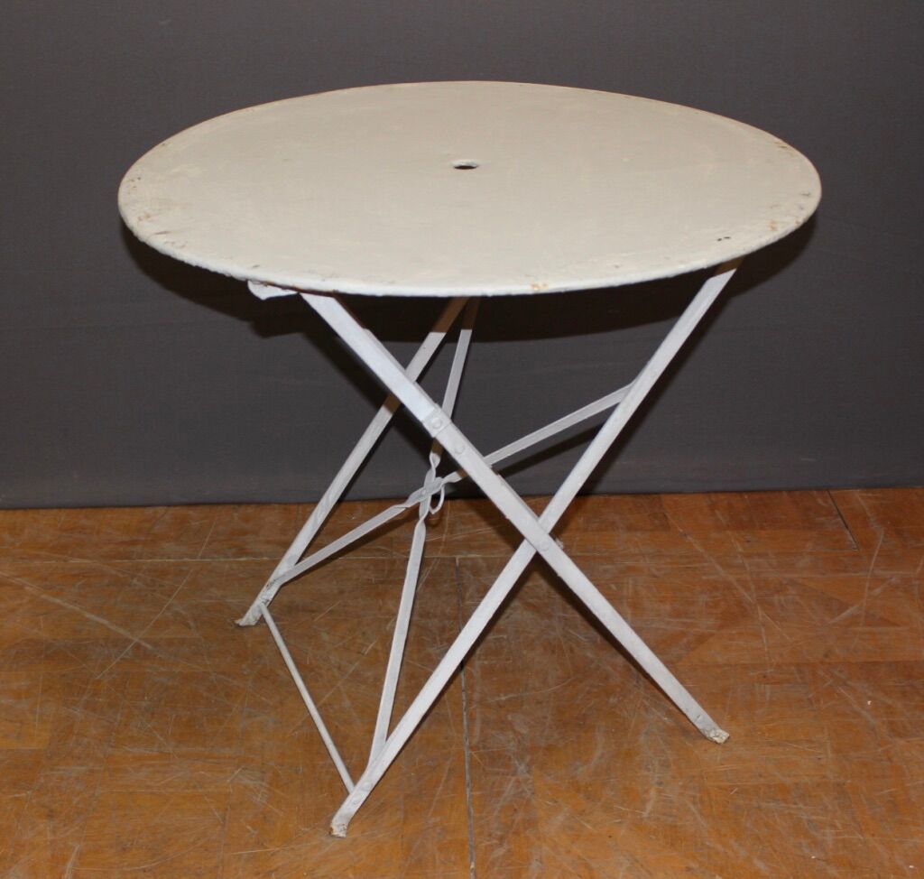 Salon de jardin en fer vers 1900