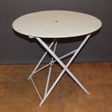 Salon de jardin en fer vers 1900