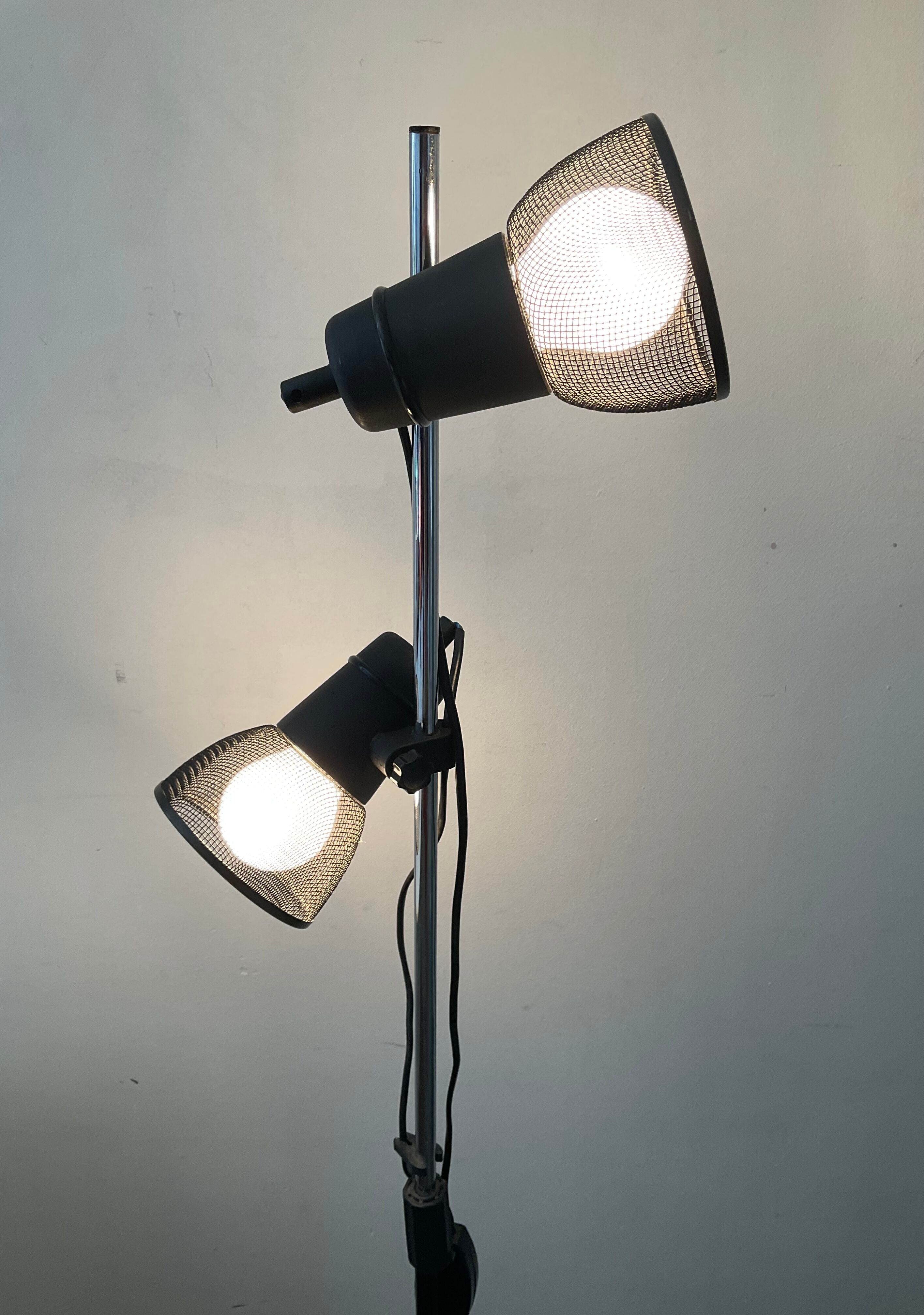 DBGM floor lamp 2 spots 70s-80s