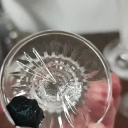 Set of 6 Saint Louis Trianon crystal liqueur glasses