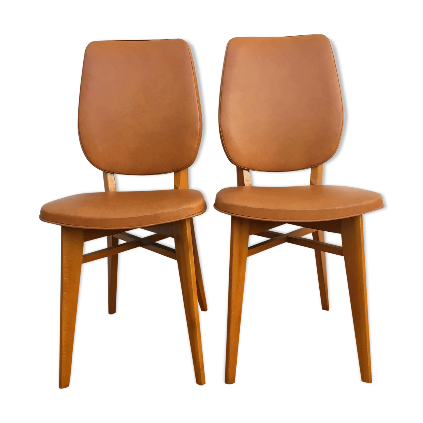 Pair of chair camel scandinavian