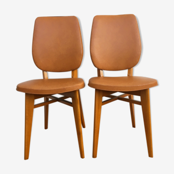 Pair of chair camel scandinavian