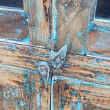Old wooden cabinet with 4 doors