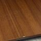 Teak furniture — sliding display cabinet + drop-down door