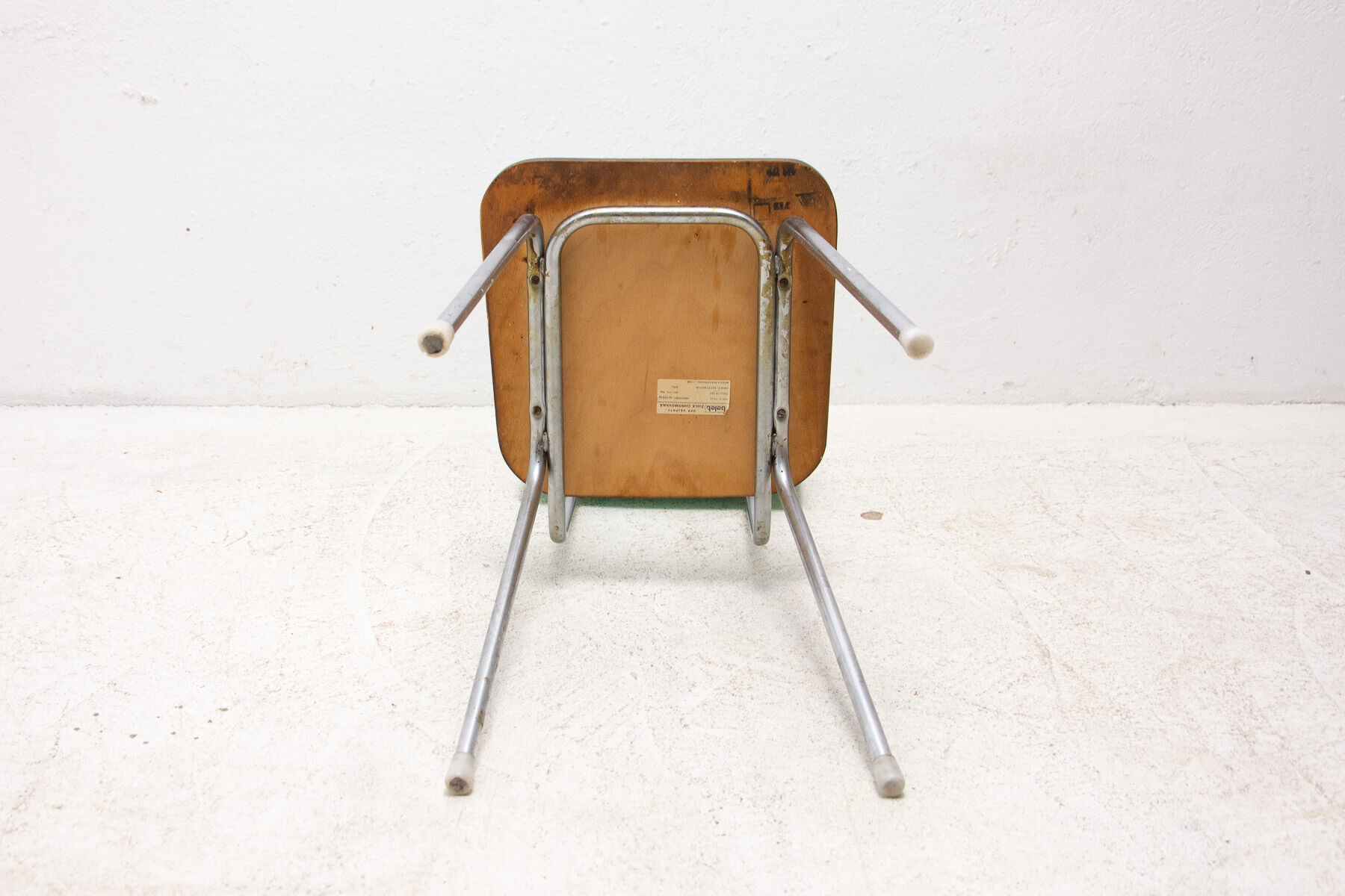 Paire de chaises café en formica de couleur tchécoslovaque, années 1960