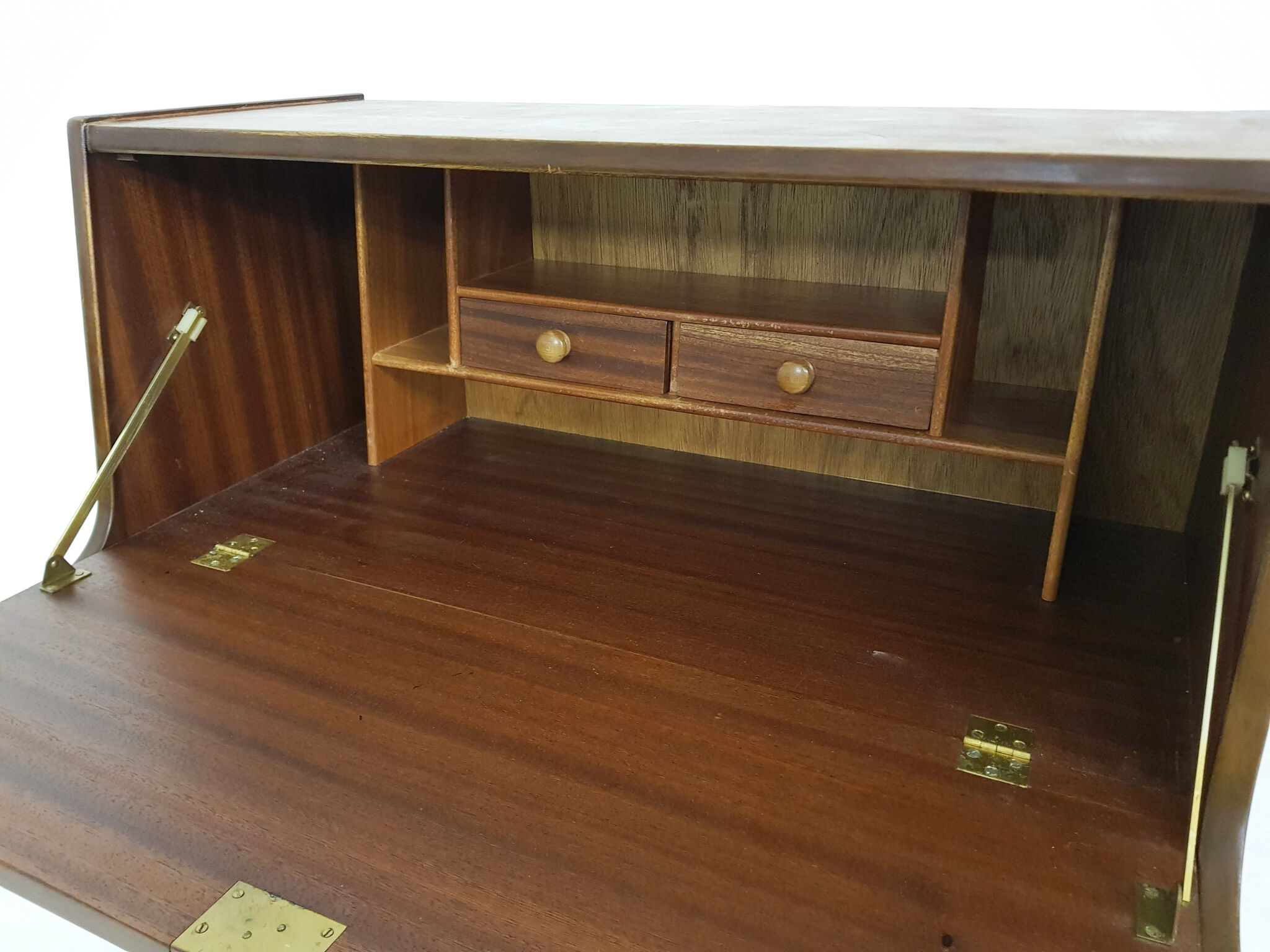 Small teak vintage desk