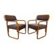Very rare Art Deco Thonet A 60F armchairs.