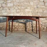 Vintage Scandinavian-style teak dining table by Dalescraft, 1960s