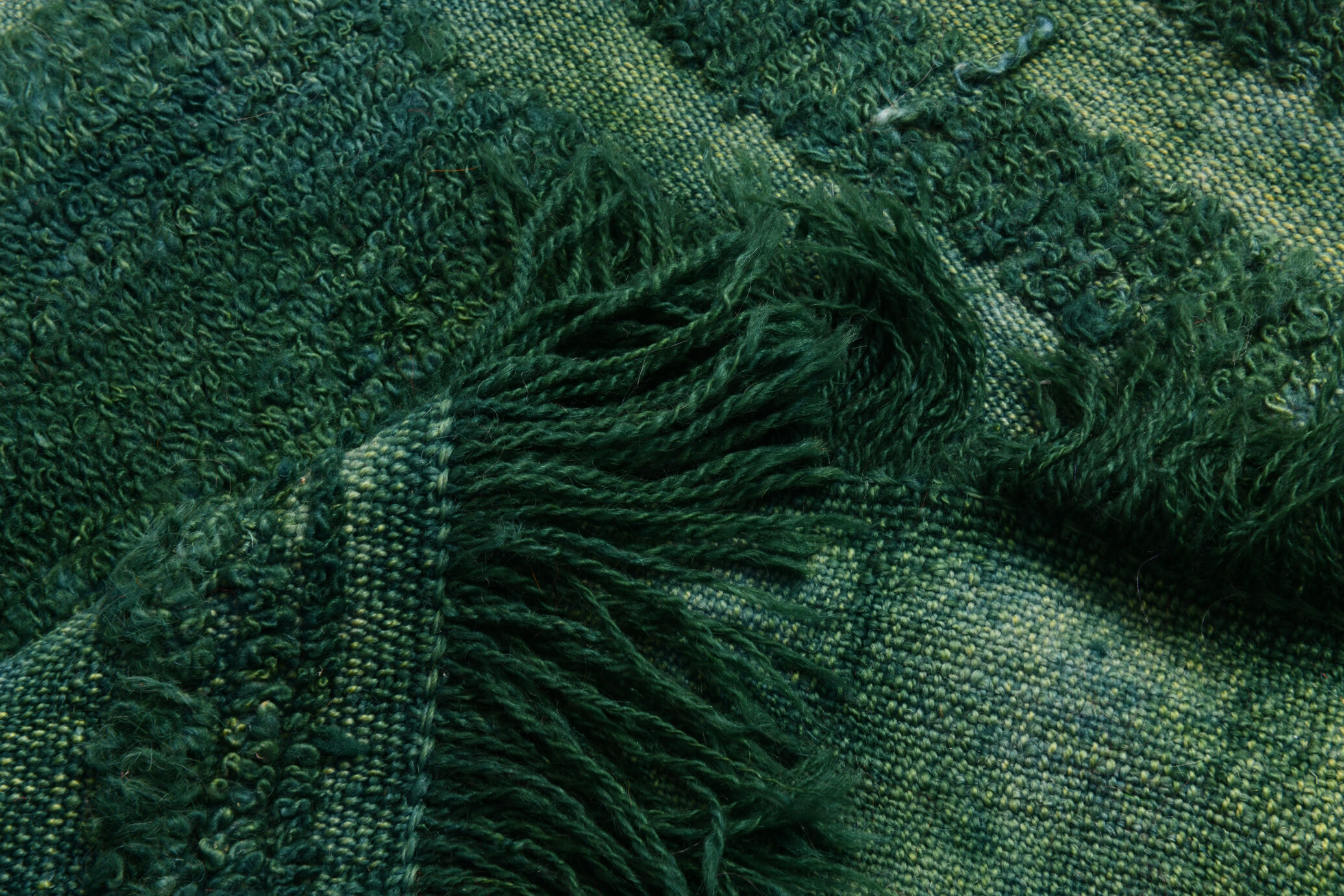 3x3 square green vintage rug 94x105cm