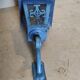 Old wall lamp vintage lantern hall and outdoor patina blue pastel