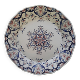 decorative plate Rouen handmade signed Delarue