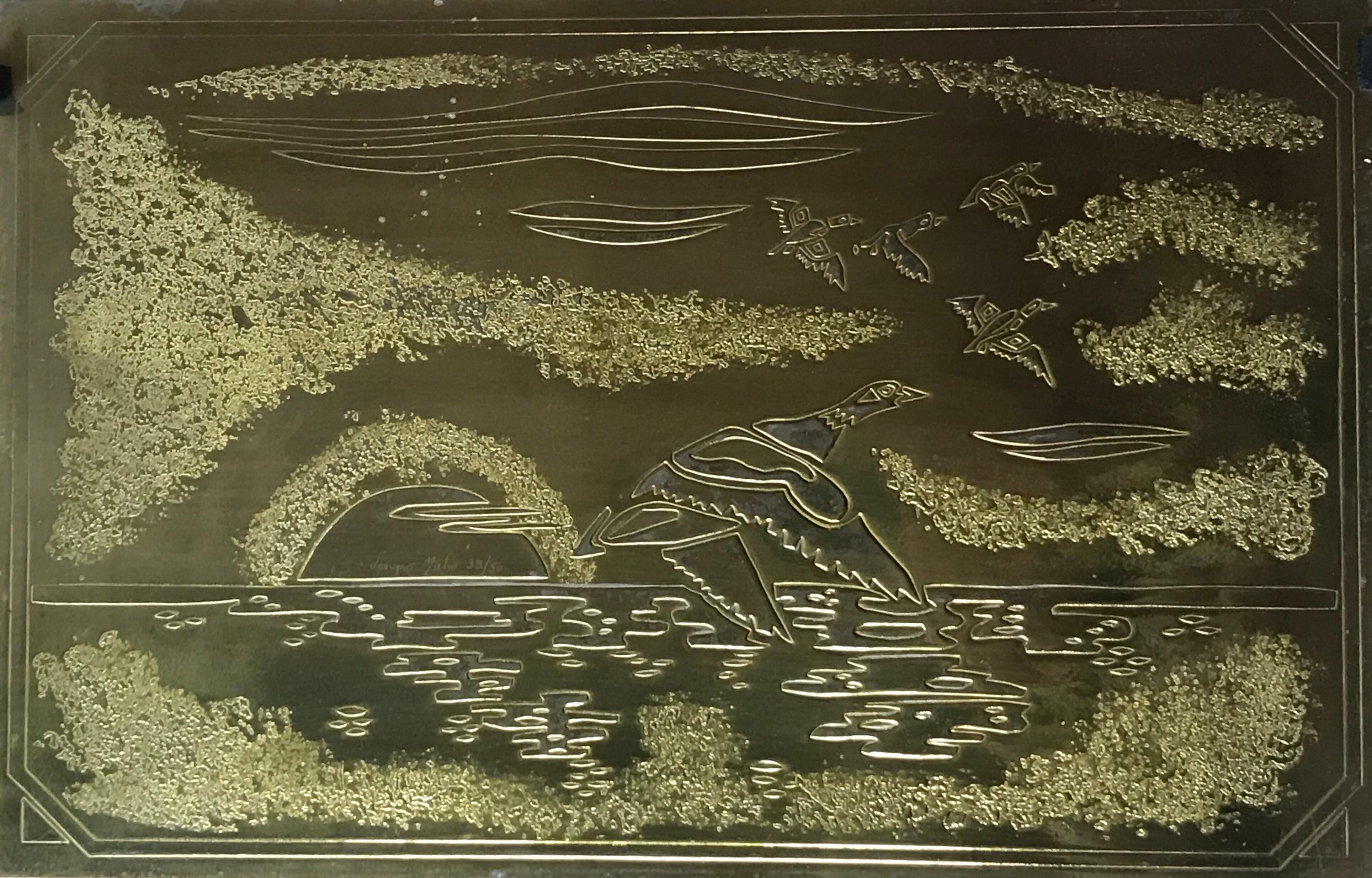 Vintage travertine coffee table by Georges Mathias