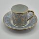 Set of 6 multicoloured moka cups in Limoges fine porcelain.