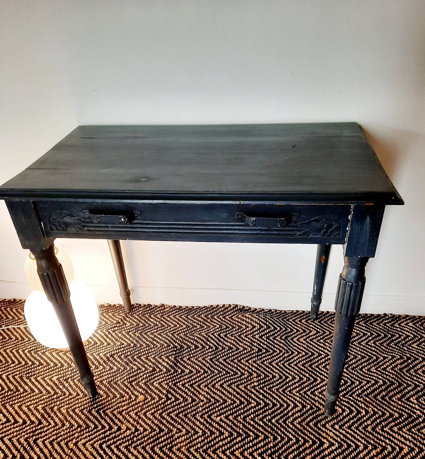 Vintage patterned console table from the 1930s.