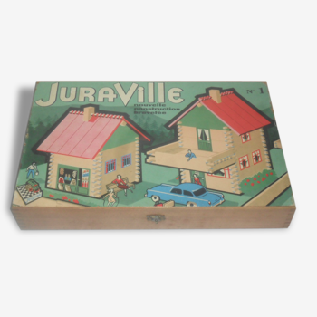 Jeu de construction Juraville boite N°1 de Jeujura. vintage