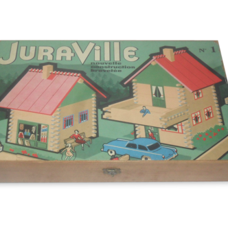 Building Juraville game box # 1 of Jeujura. vintage